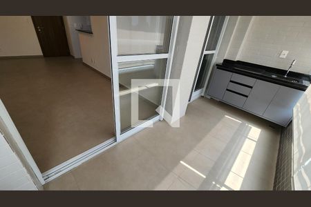 Varanda da Sala de apartamento para alugar com 1 quarto, 53m² em Boqueirão, Santos