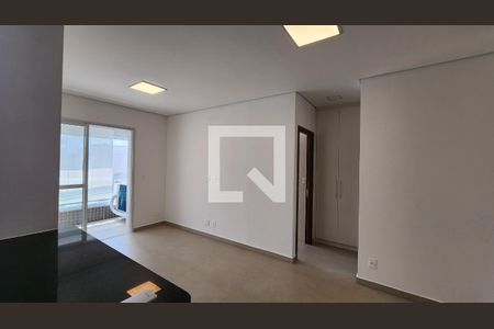 Detalhe Sala de apartamento para alugar com 1 quarto, 53m² em Boqueirão, Santos