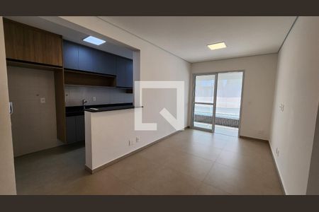 Sala de apartamento para alugar com 1 quarto, 53m² em Boqueirão, Santos