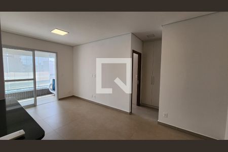 Sala de apartamento para alugar com 1 quarto, 53m² em Boqueirão, Santos