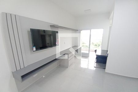 Sala - Dormitório de kitnet/studio para alugar com 1 quarto, 38m² em Ribeirânia, Ribeirão Preto