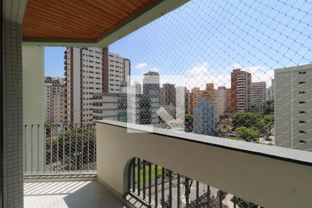 Varanda da Sala de apartamento para alugar com 3 quartos, 200m² em Jardim Bela Vista, Santo André