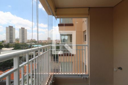 Varanda da Sala de apartamento para alugar com 2 quartos, 59m² em Vila América, Santo André