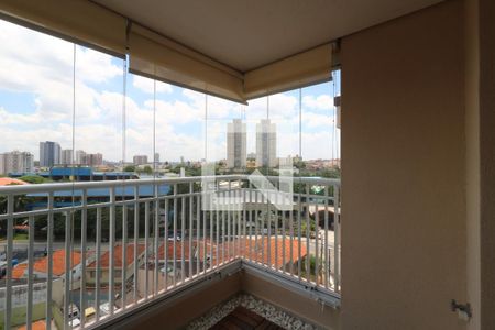 Varanda da Sala de apartamento para alugar com 2 quartos, 59m² em Vila América, Santo André