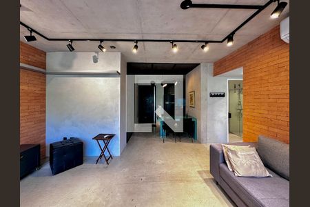 Sala de apartamento para alugar com 2 quartos, 70m² em Cidade Monções, São Paulo