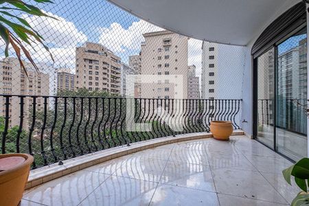 Sala - Varanda de apartamento para alugar com 4 quartos, 468m² em Jardim Paulista, São Paulo