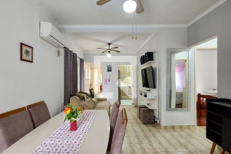 Sala de apartamento para alugar com 2 quartos, 70m² em Vila Tupi, Praia Grande