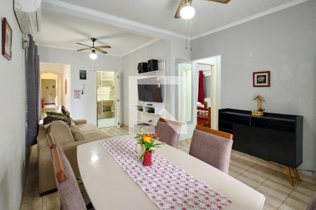 Sala de apartamento para alugar com 2 quartos, 70m² em Vila Tupi, Praia Grande