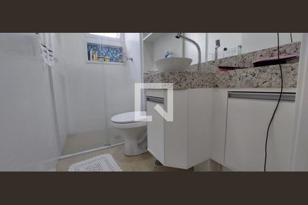 Banheiro Quarto 1 suíte de apartamento à venda com 2 quartos, 104m² em Vila Pires, Santo André