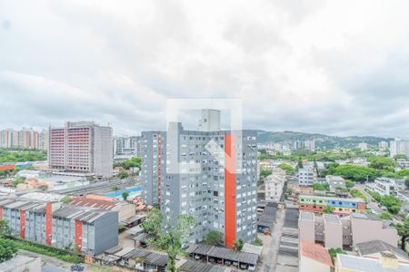 Vista da Sala/Quarto de apartamento para alugar com 1 quarto, 28m² em Partenon, Porto Alegre