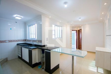 Sala de apartamento à venda com 2 quartos, 91m² em Vila Amabile Pezzolo, Santo André