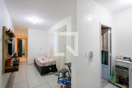 Sala de apartamento à venda com 2 quartos, 50m² em Vila Helena, Santo André