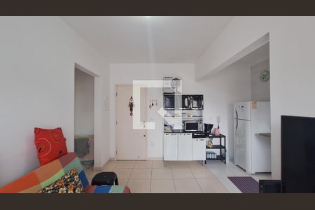 Sala de apartamento para alugar com 1 quarto, 65m² em Aviação, Praia Grande