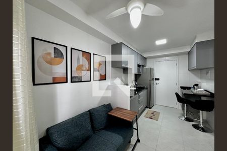 Sala de apartamento para alugar com 1 quarto, 30m² em Jardim Caravelas, São Paulo