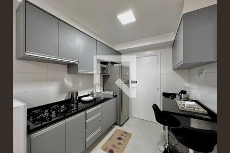 Cozinha  de apartamento para alugar com 1 quarto, 30m² em Jardim Caravelas, São Paulo