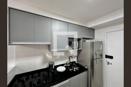 Cozinha  de apartamento para alugar com 1 quarto, 30m² em Jardim Caravelas, São Paulo