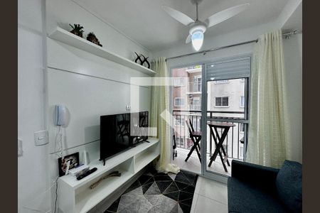 Sala de apartamento para alugar com 1 quarto, 30m² em Jardim Caravelas, São Paulo