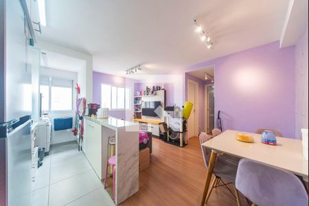 Sala de apartamento à venda com 2 quartos, 47m² em Centro, Santo André