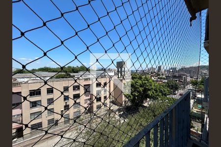 Vista da varanda da sala de apartamento para alugar com 1 quarto, 46m² em Madureira, Rio de Janeiro