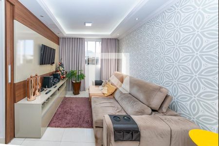 Sala de apartamento à venda com 2 quartos, 55m² em Marajó, Belo Horizonte