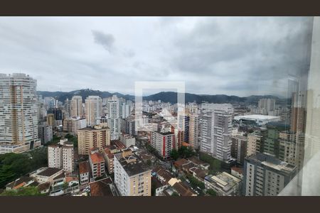 Vista da Sala de apartamento para alugar com 2 quartos, 82m² em Gonzaga, Santos