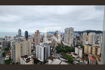 Vista da Sala de apartamento para alugar com 2 quartos, 82m² em Gonzaga, Santos