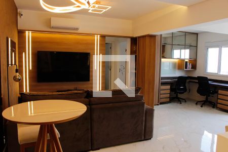 SALA de apartamento à venda com 2 quartos, 77m² em Ponte Preta, Campinas