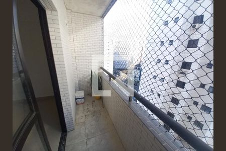 Varanda da Sala de apartamento para alugar com 2 quartos, 68m² em Itararé, São Vicente