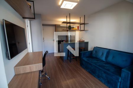 Sala de apartamento para alugar com 1 quarto, 37m² em Cidade Monções, São Paulo