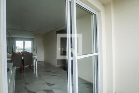 Varanda da Sala de apartamento à venda com 2 quartos, 56m² em Vila Andrade, São Paulo