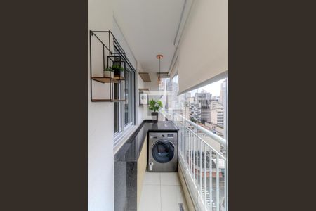 Varanda de apartamento para alugar com 1 quarto, 48m² em Vila Buarque, São Paulo