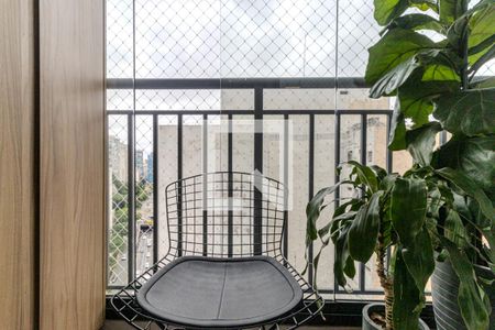 Varanda de kitnet/studio à venda com 1 quarto, 27m² em Vila Buarque, São Paulo