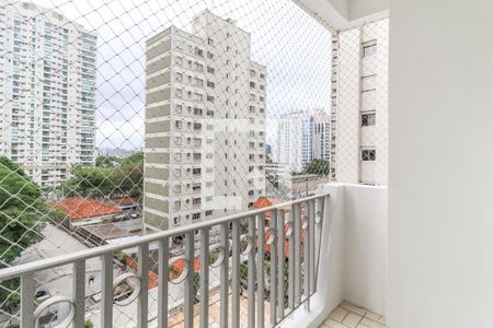 Varanda da Sala de apartamento para alugar com 3 quartos, 72m² em Santo Amaro, São Paulo