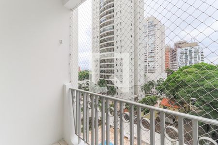 Varanda da Sala de apartamento para alugar com 3 quartos, 72m² em Santo Amaro, São Paulo