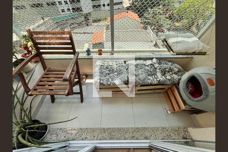 Sacada de apartamento à venda com 3 quartos, 83m² em Vila Gilda, Santo André