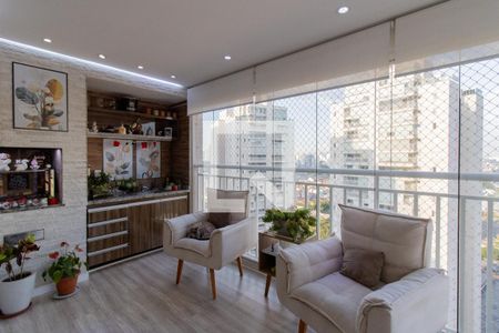 Varanda Gourmet de apartamento à venda com 2 quartos, 86m² em Vila Augusta, Guarulhos