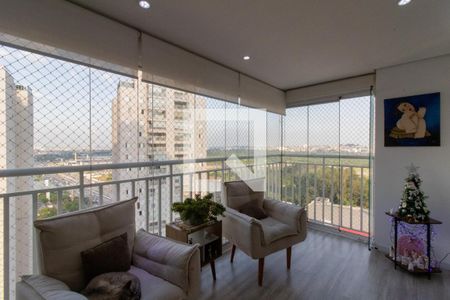 Varanda Gourmet de apartamento à venda com 2 quartos, 86m² em Vila Augusta, Guarulhos