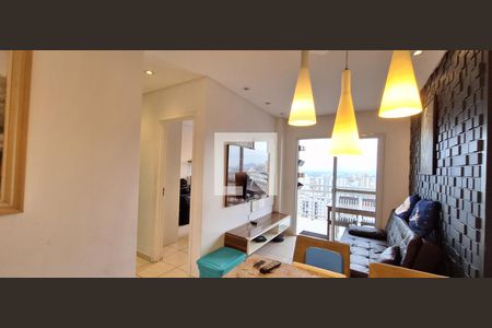 Sala de apartamento para alugar com 2 quartos, 72m² em Vila Assuncao, Praia Grande