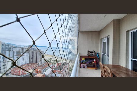 Varanda da Sala de apartamento para alugar com 2 quartos, 72m² em Vila Assuncao, Praia Grande