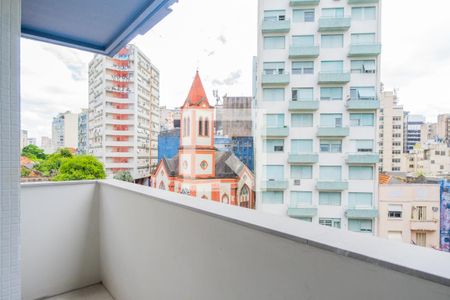 Sacada do Quarto de kitnet/studio para alugar com 1 quarto, 39m² em Centro Histórico, Porto Alegre