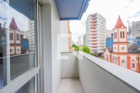 Sacada do Quarto de kitnet/studio para alugar com 1 quarto, 39m² em Centro Histórico, Porto Alegre