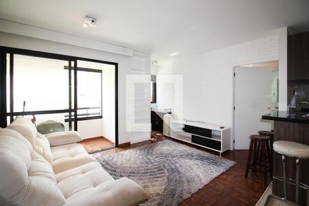 Sala de apartamento para alugar com 1 quarto, 55m² em Vila Olímpia, São Paulo