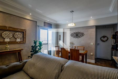 Sala de apartamento para alugar com 3 quartos, 107m² em Vila Valparaíso, Santo André