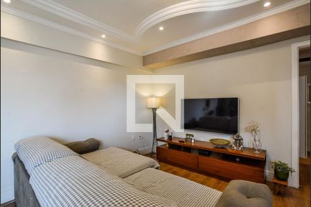 Sala de apartamento para alugar com 3 quartos, 107m² em Vila Valparaíso, Santo André