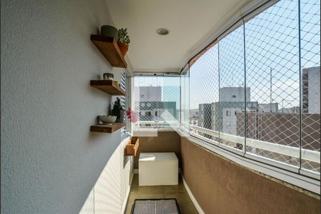 Detalhe Sala de apartamento para alugar com 3 quartos, 107m² em Vila Valparaíso, Santo André