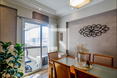 Sala de Jantar de apartamento para alugar com 3 quartos, 107m² em Vila Valparaíso, Santo André