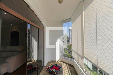 Varanda da Sala de apartamento à venda com 4 quartos, 136m² em Jardim Avelino, São Paulo