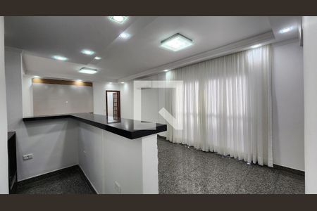 Sala de apartamento para alugar com 4 quartos, 136m² em Pompéia, Santos