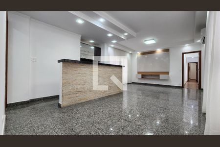 Sala de apartamento para alugar com 4 quartos, 136m² em Pompéia, Santos