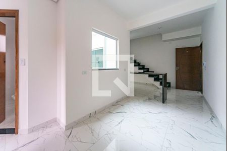 Sala de apartamento à venda com 2 quartos, 84m² em Vila Linda, Santo André